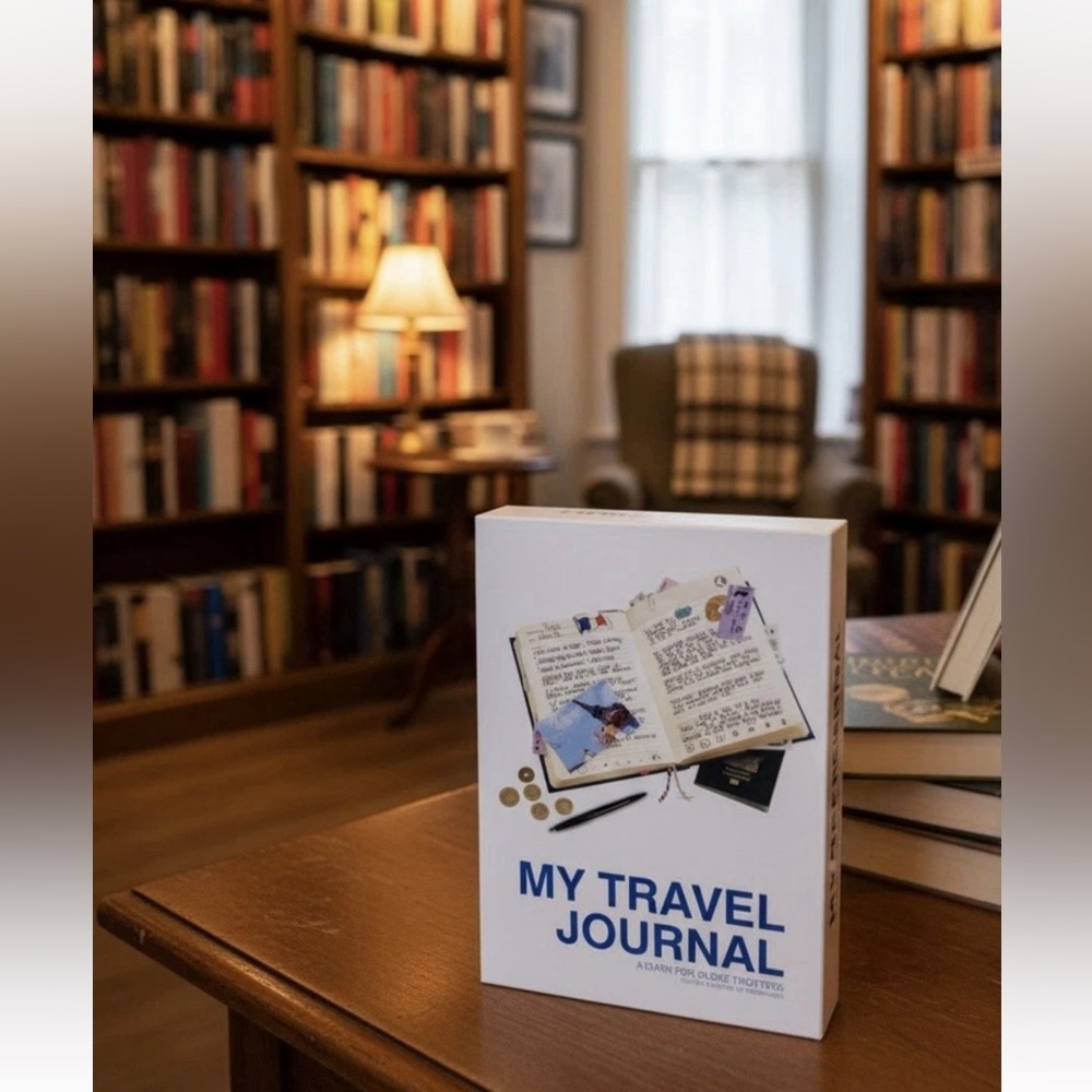 My Travel Journal A Diary for Globe Trotters - Hardback Book w/ Sleeve  NEW